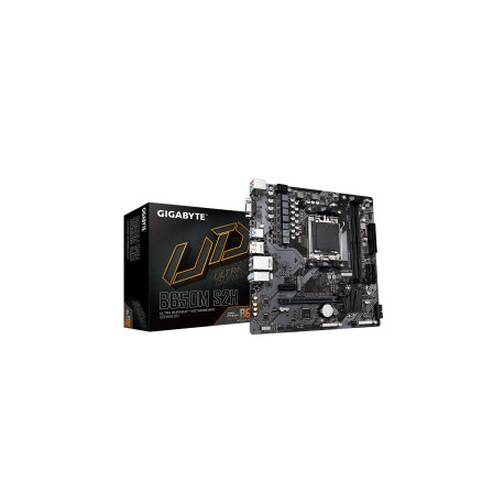 Gigabyte B650M S2H, S.AM5, 2×DDR5/ 6400 MHz(OC), PCIe 4.0, D-SUB/HDMI/DP,  mATX