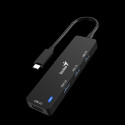 Genius UH-400, 4-port USB 3.0 hub