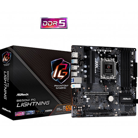 Asrock AMD AM5 B650M PG LIGHTNING