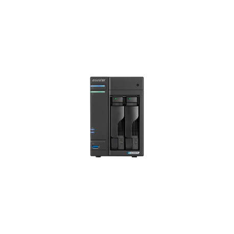 ASUSTOR NAS AS6702T Lockerstor2 Gen2 2x 3.5" 4x M.2 cache 2x 2.5Gbe Celeron QuadCore N5105 2.9GHz 4G