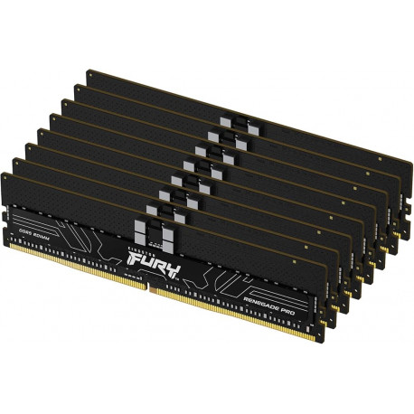 Kingston 128GB 6000MT/s DDR5 ECC Reg CL32 DIMM (Kit of 8) FURY Renegade Pro EXPO, EAN: 740617340358