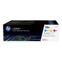 HP 128A CYM Tri-Pack LaserJet Toner Cart