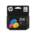 HP 308 Tri-color Original Ink Cartridge