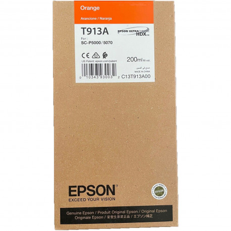 EPSON 5LB T913A Orange Ink Cartridge