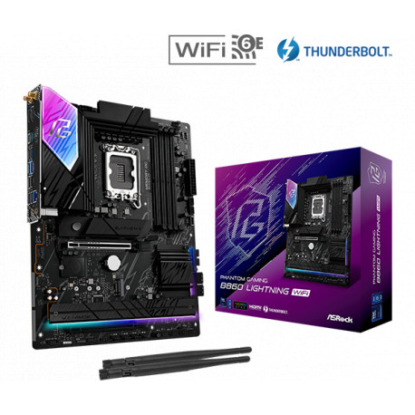 ASROCK B860 Lightning WiFi LGA1851 MB