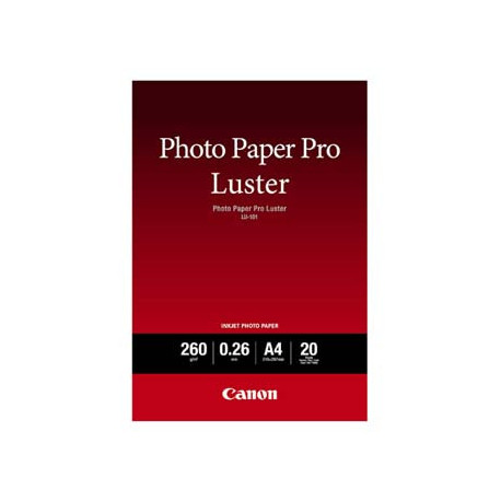 Canon Photo Luster Paper LU101 - A4 - 20L