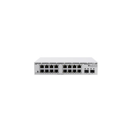 MikroTik Cloud Smart Switch CSS318-16G-2S+IN with 16 x Gigabit Ethernet ports, 2 x SFP+ cages, SwOS, desktop kućište, PS