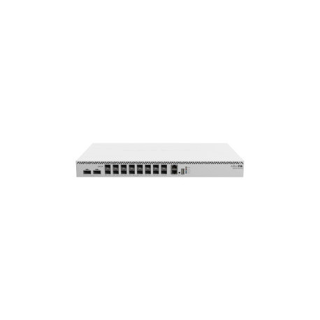 Mikrotik Cloud Router Switch 518-16XS-2XQ-RM, 750 MHz CPU, 64MB RAM, 2×100G QSFP28, 16×25G SFP28, 1×100Mbit, USB-A, Rout