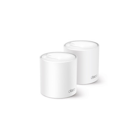 TP-Link AX3000 Deco X50 (2-pack), Dual-Band Mesh Wi-Fi 6, 574Mbps/2402Mbps (2.4GHz/5GHz), 802.11ax/ac/n/a/b/g, 3×G-LAN,