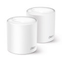 TP-Link AX3000 Deco X50 (2-pack), Dual-Band Mesh Wi-Fi 6, 574Mbps/2402Mbps (2.4GHz/5GHz), 802.11ax/ac/n/a/b/g, 3×G-LAN, 