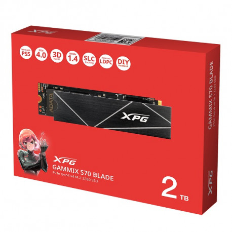 ADATA SSD Gammix S70 Blade, R7400/W5500,1TB, NVMe