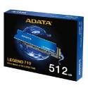 ADATA SSD Legend 710, R2400/W1600, 512GB, M.2 NVMe