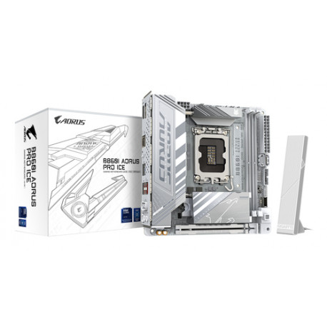 GIGABYTE B860I AORUS PRO ICE matična ploča Intel B860 LGA 1851 (Socket V1) Mini ITX