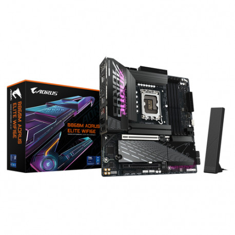 GIGABYTE B860M AORUS ELITE WIFI6E Intel B860 LGA 1851 (Socket V1) Mikro ATX