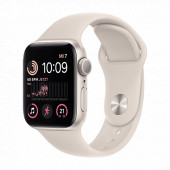 Watch Apple Watch SE2 (2022) GPS 44mm Starlight Aluminium Case with Sport Band M/L - Starlight