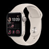 Watch Apple Watch SE2 (2022) GPS 44mm Starlight Aluminium Case with Sport Band M/L - Starlight