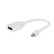 Gembird Mini DisplayPort adapter, white