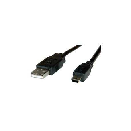 Roline USB2.0 kabel TIP A(M) na Mini 5-pin(M), 1.8m