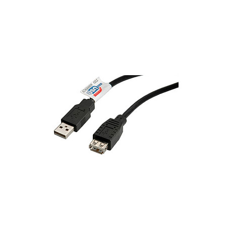 Roline USB2.0 kabel TIP A-A M/F 3.0m (produžni)