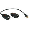 Roline USB2.0 Extender over RJ-45 (do 50m), crni