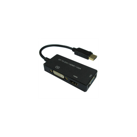 Roline VALUE adapter DisplayPort - VGA/DVI/HDMI, v1.2, Active