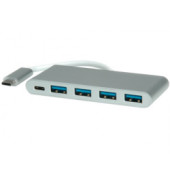 Roline USB3.1 Hub 4-portni sa napajanjem