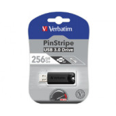 Verbatim USB3.0 Store'n'Go PinStripe 256GB, crni