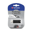 Verbatim PinStripe 256GB USB3.2 Gen1, crni