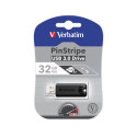 Verbatim PinStripe 32GB USB3.2 Gen1, crni