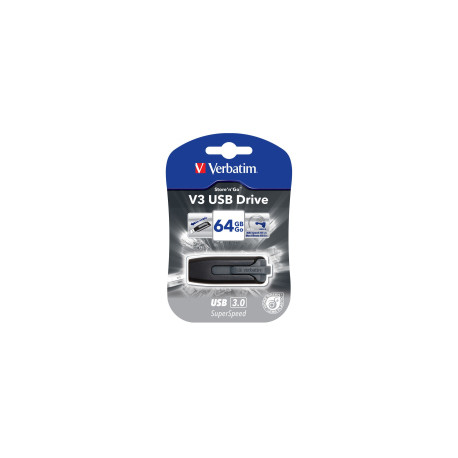 Verbatim USB3.0 V3 64GB, crni