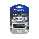 Verbatim V3 64GB USB3.2 Gen1, crni