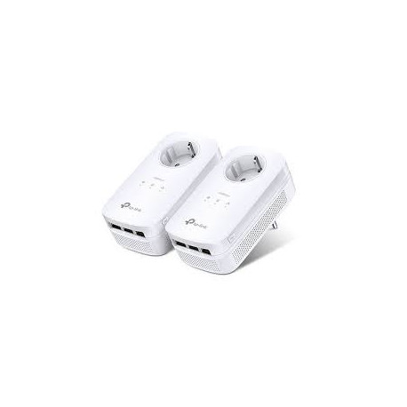 TP-Link AV1300 3-port Gigabit Passthrough Powerline Starter Kit