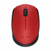 Logitech M171 bežični optički miš, crveno-crna