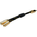 Roline GOLD adapter kabel 3.5mm Stereo, 1×M/2×F, 0.15m