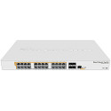 Mikrotik Cloud Router Switch CRS328-24P-4S+RM, 800 MHz CPU, 512MB RAM, 24×G-LAN (all PoE-out), 4xSFP+, RouterOS L5/Switc