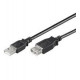 NaviaTec USB 3.0 A plug to A jack 5m Black